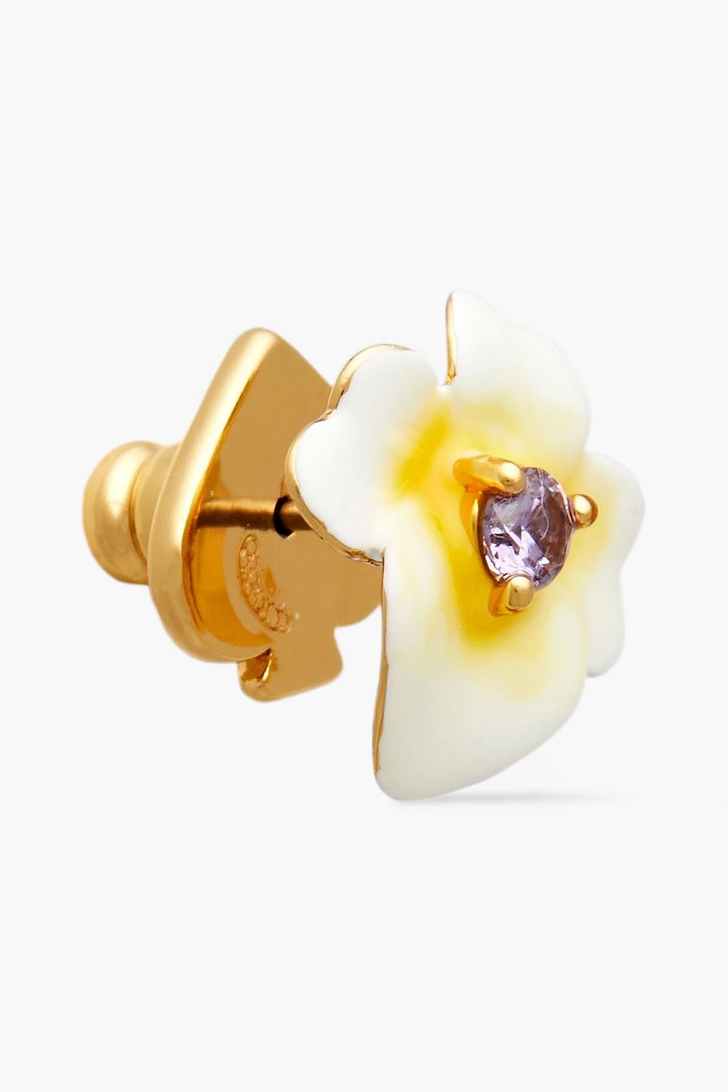 KATE SPADE NEW YORK Goldfarbene Ohrringe mit Kristallen