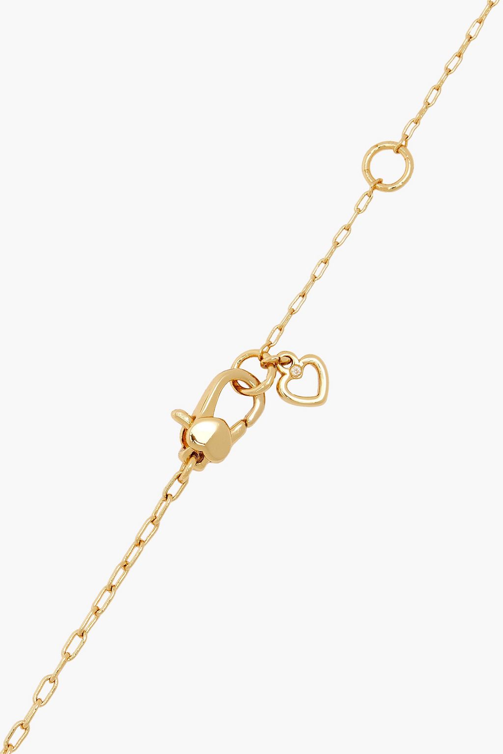KATE SPADE NEW YORK Goldfarbene Kette mit Kristallen und Perlen