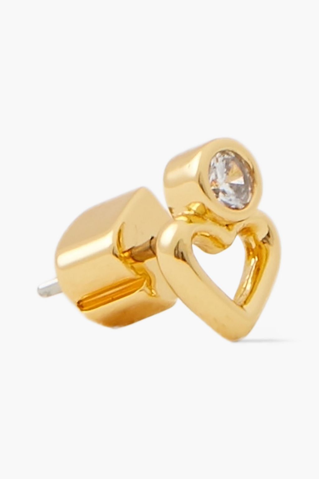 KATE SPADE NEW YORK Gold-tone crystal earrings