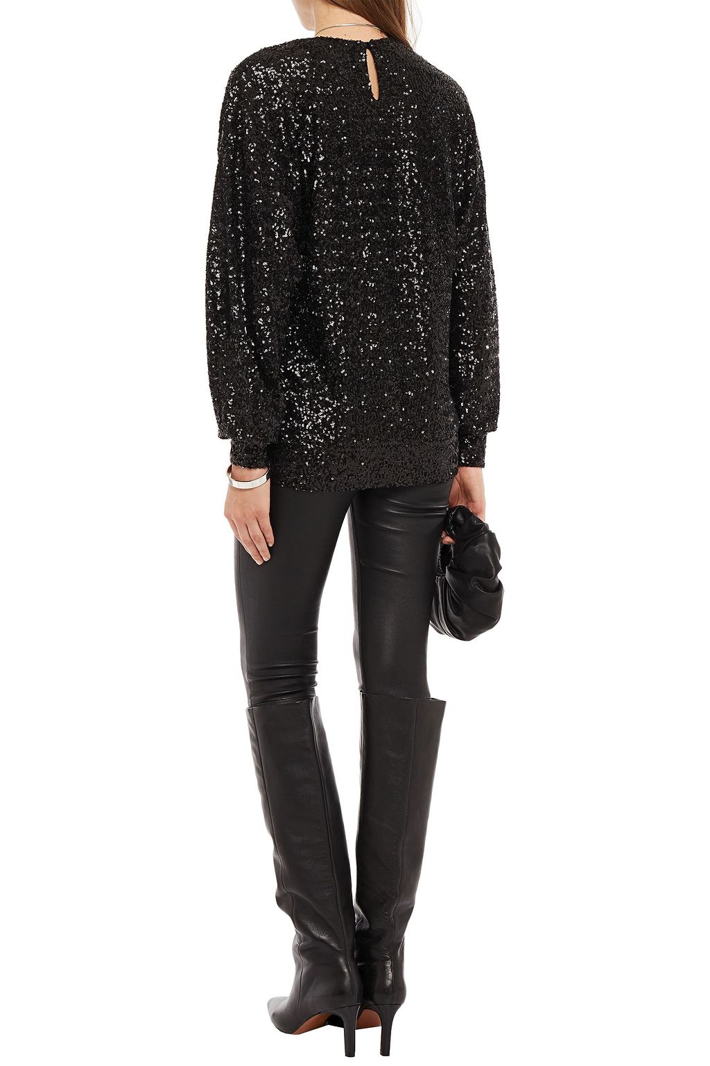 ISABEL MARANT Olivia sequined jersey blouse