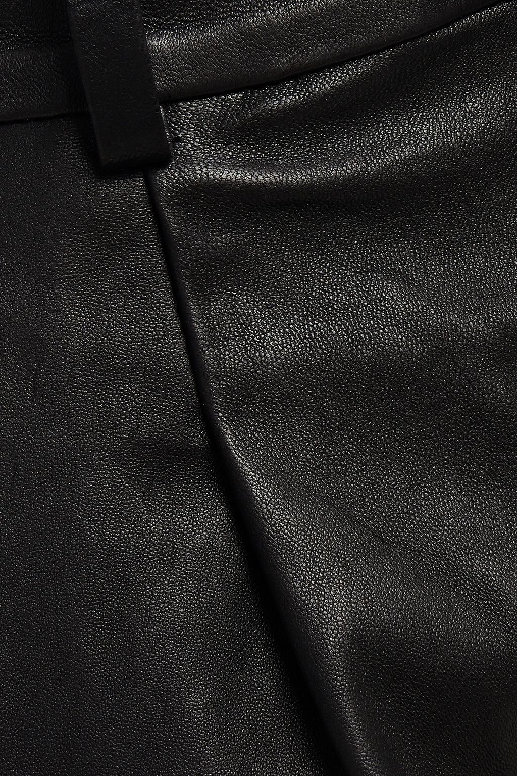 SPRWMN Cropped stretch-leather tapered pants