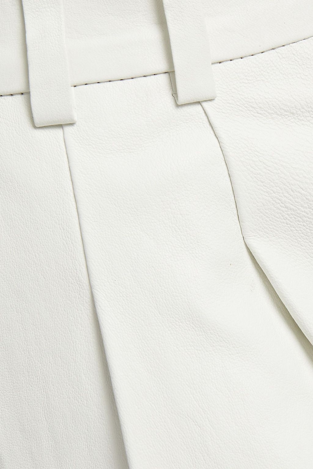 SPRWMN Cropped stretch-leather tapered pants