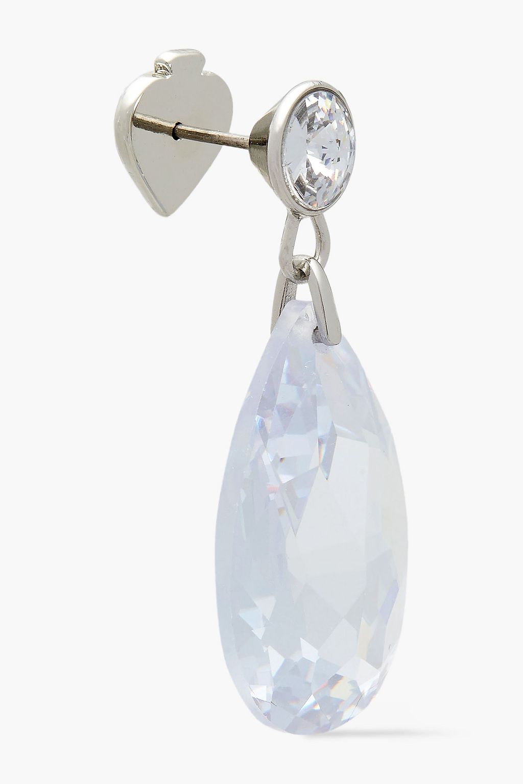 KATE SPADE NEW YORK Silver-tone crystal earrings