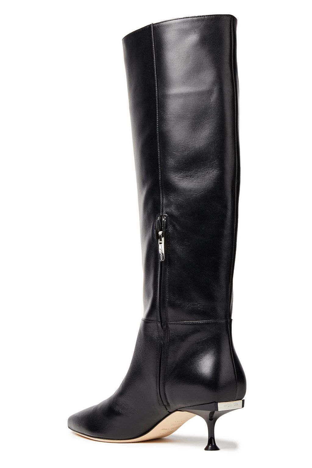 SERGIO ROSSI Leather knee boots