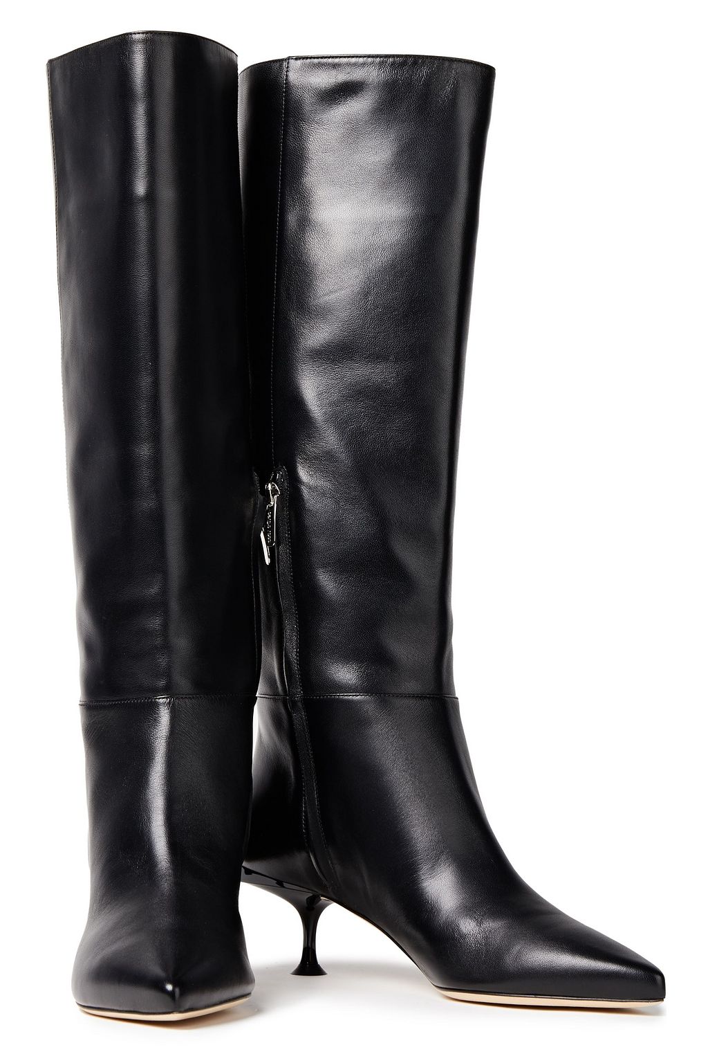 SERGIO ROSSI Leather knee boots
