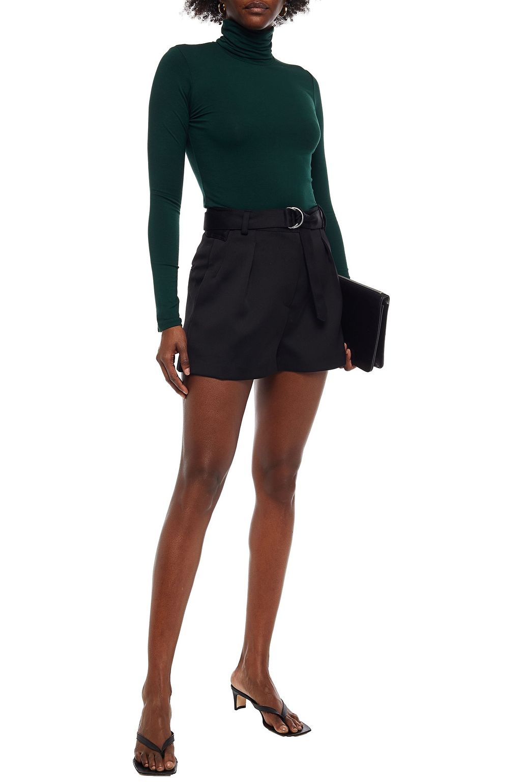 MAJESTIC FILATURES Jersey turtleneck top