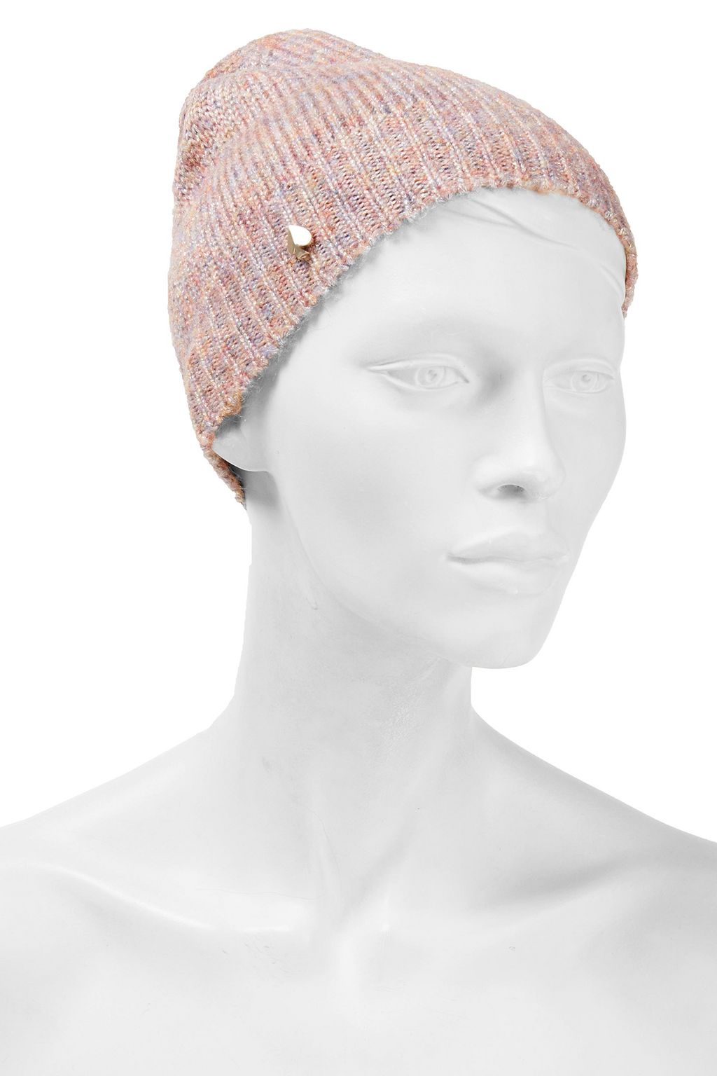 KATE SPADE NEW YORK Metallic knitted beanie