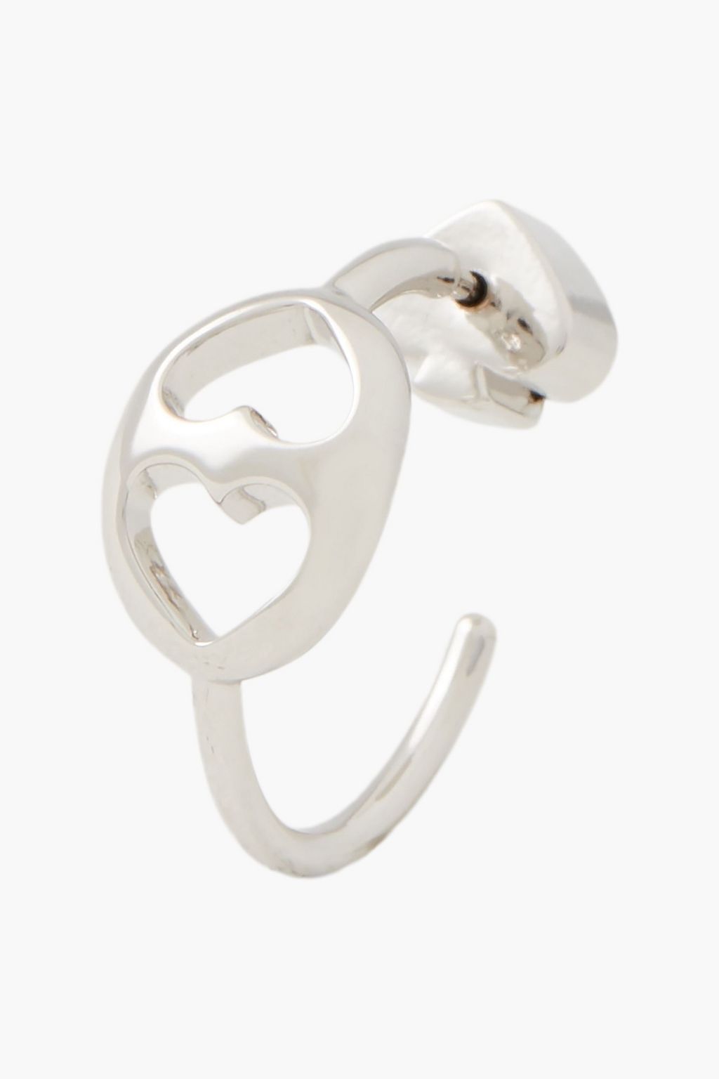 KATE SPADE NEW YORK Silver-tone hoop earrings