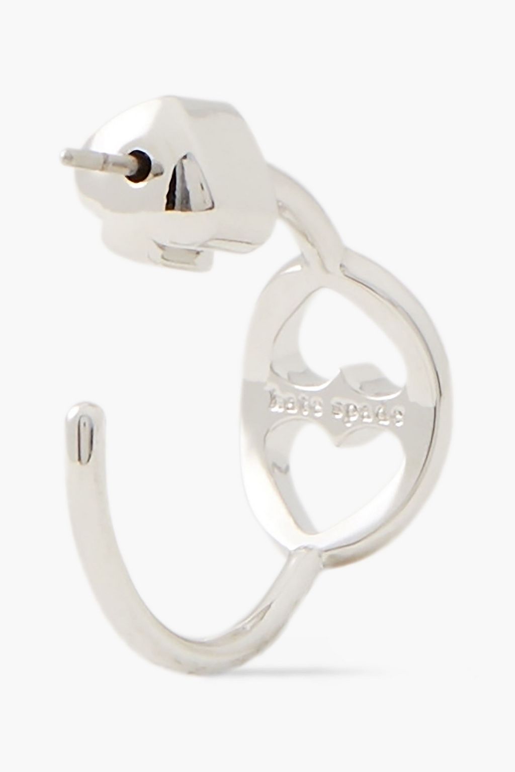 KATE SPADE NEW YORK Silver-tone hoop earrings