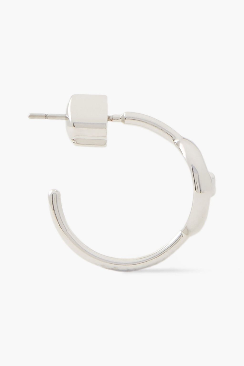 KATE SPADE NEW YORK Silver-tone hoop earrings