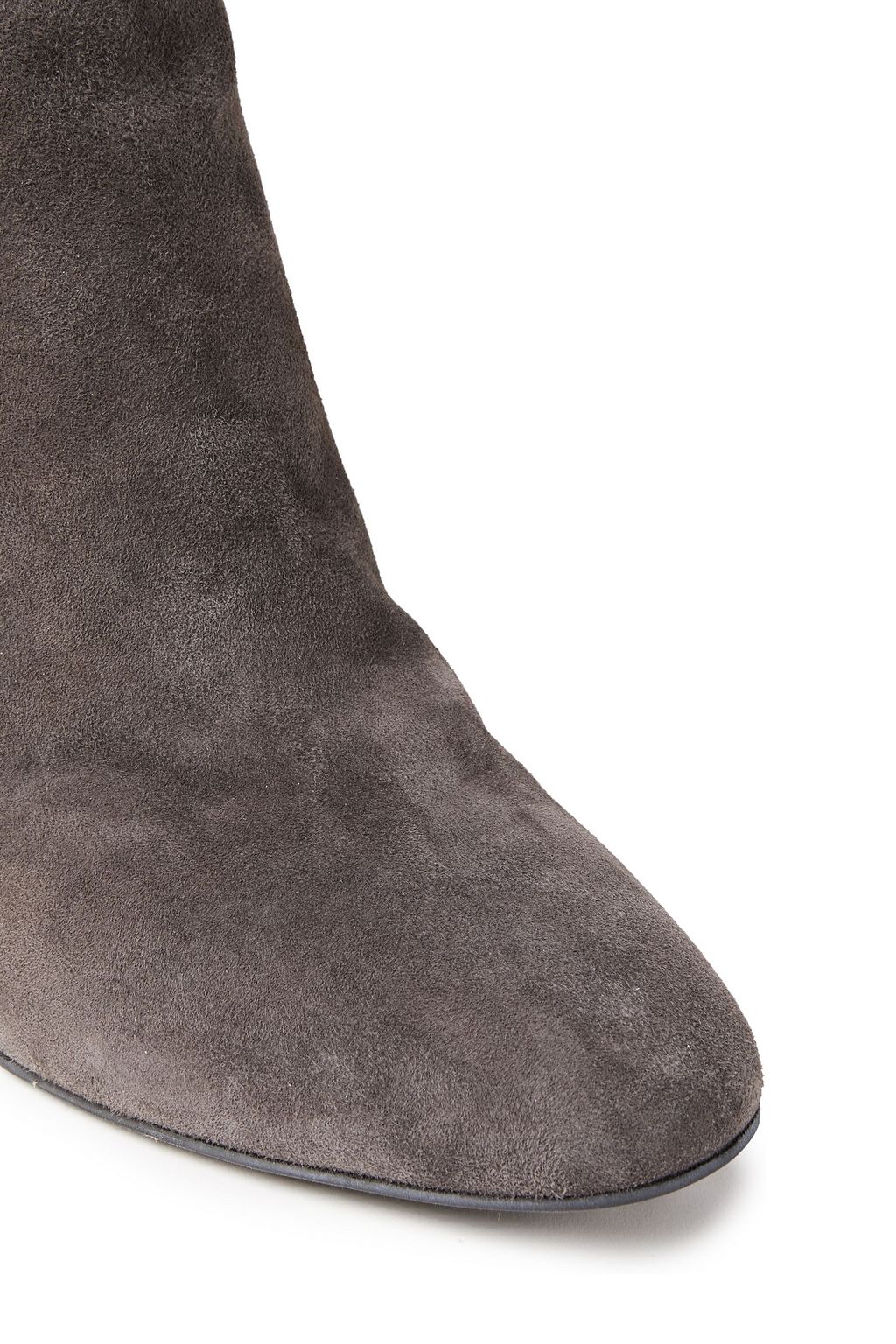 SERGIO ROSSI Suede knee boots