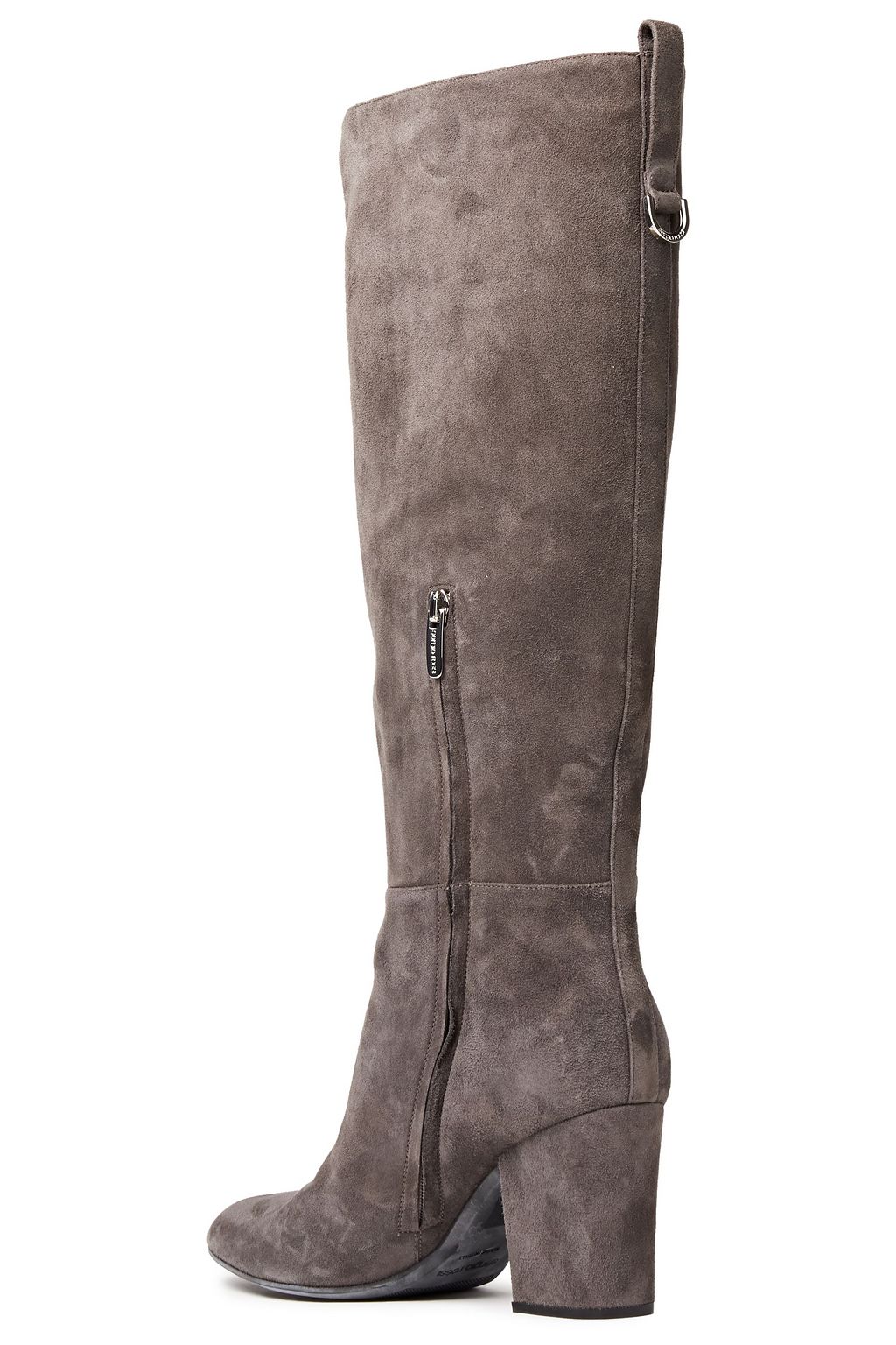 SERGIO ROSSI Suede knee boots