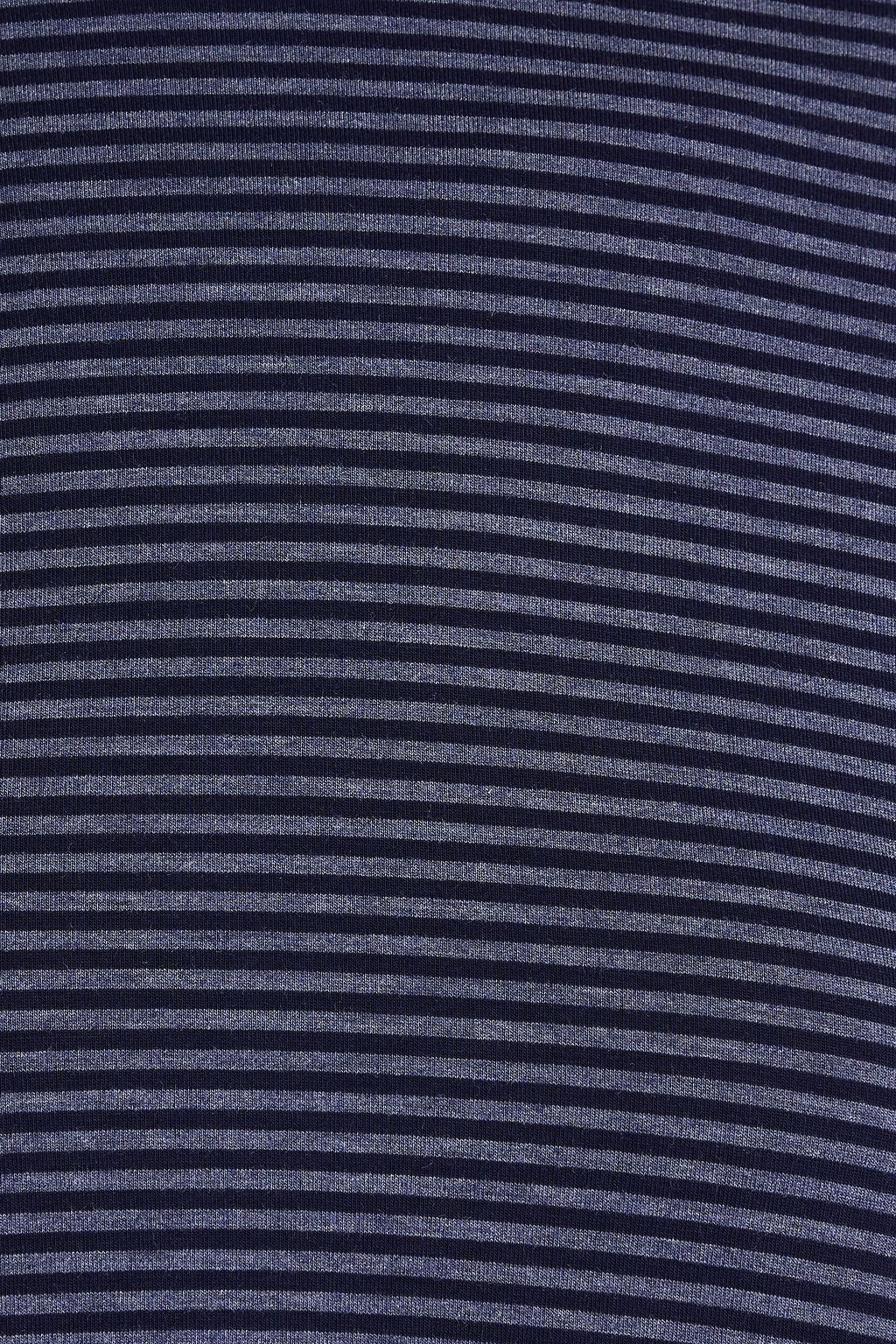 MAJESTIC FILATURES Striped jersey turtleneck top