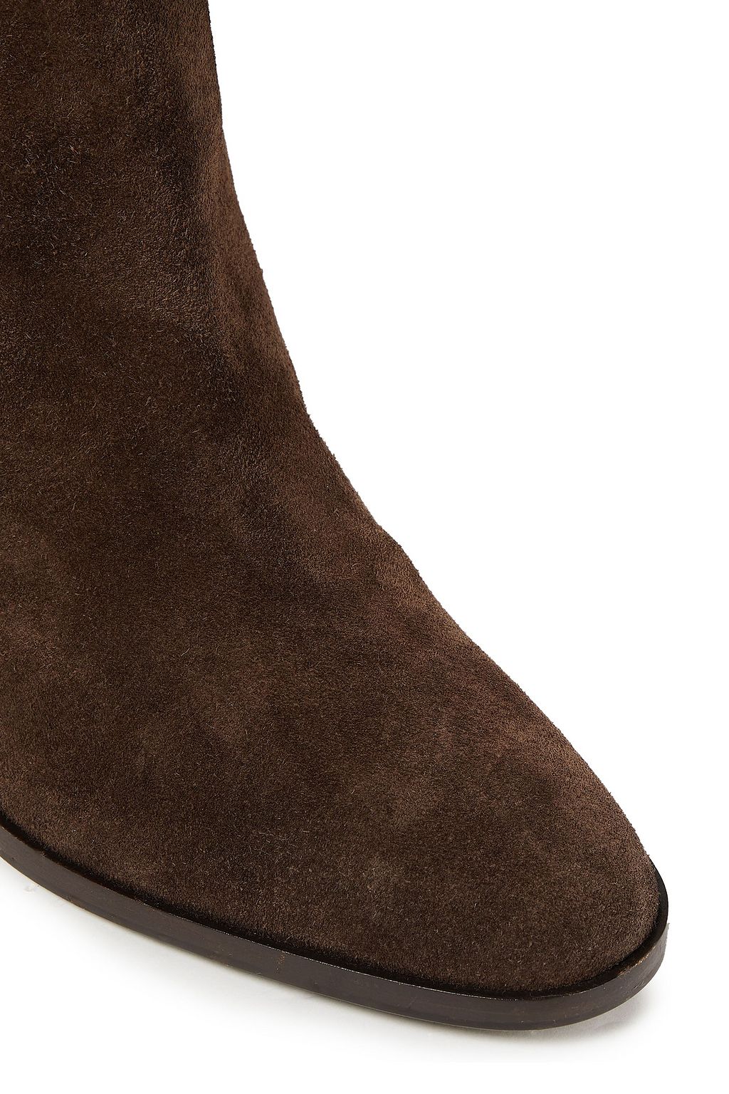 SERGIO ROSSI Suede knee boots