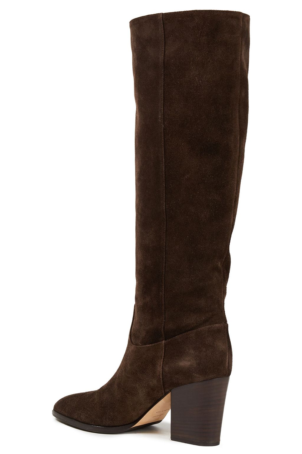 SERGIO ROSSI Suede knee boots