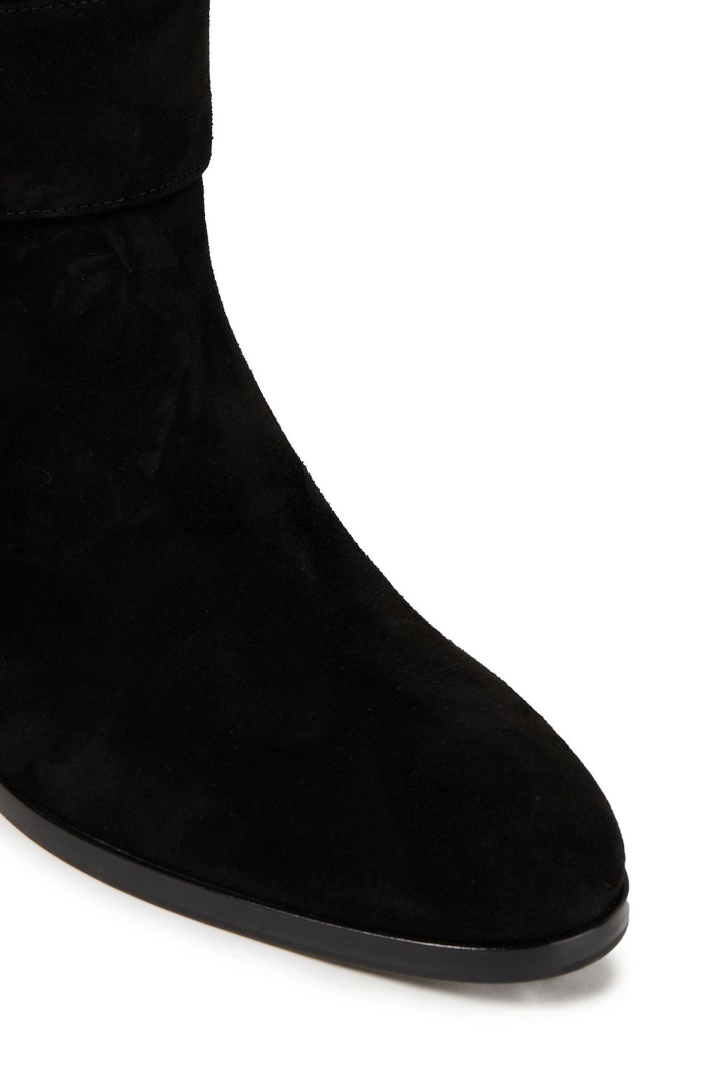 SERGIO ROSSI Suede knee boots