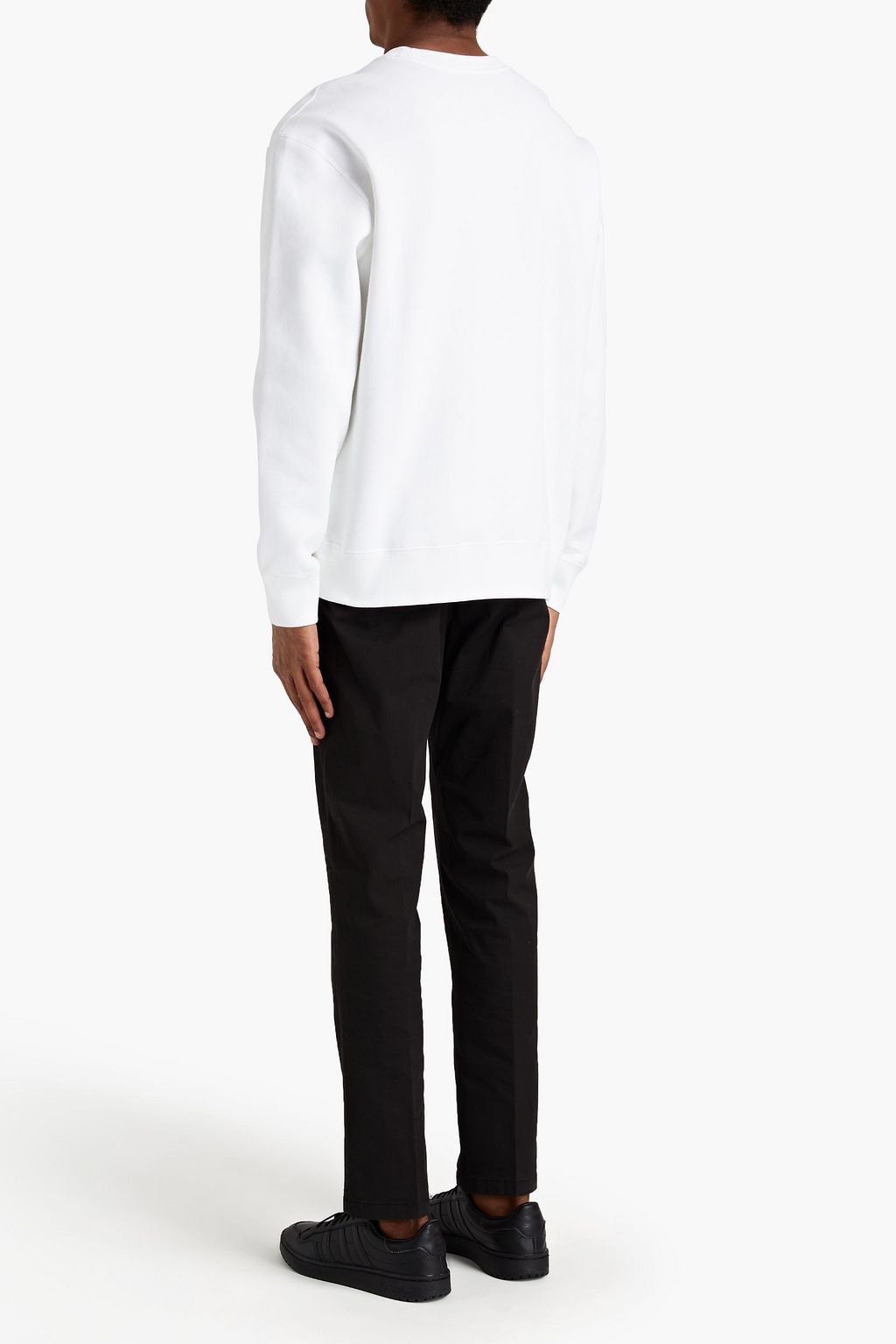 DUNHILL Stretch-cotton twill chinos
