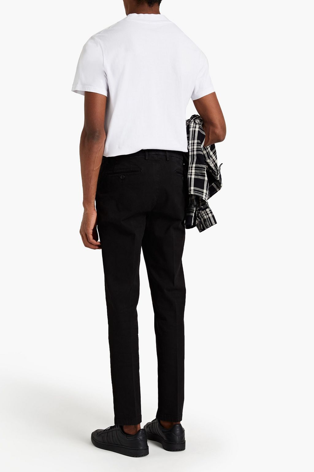 DUNHILL Chinohose aus Twill aus Stretch-Baumwolle