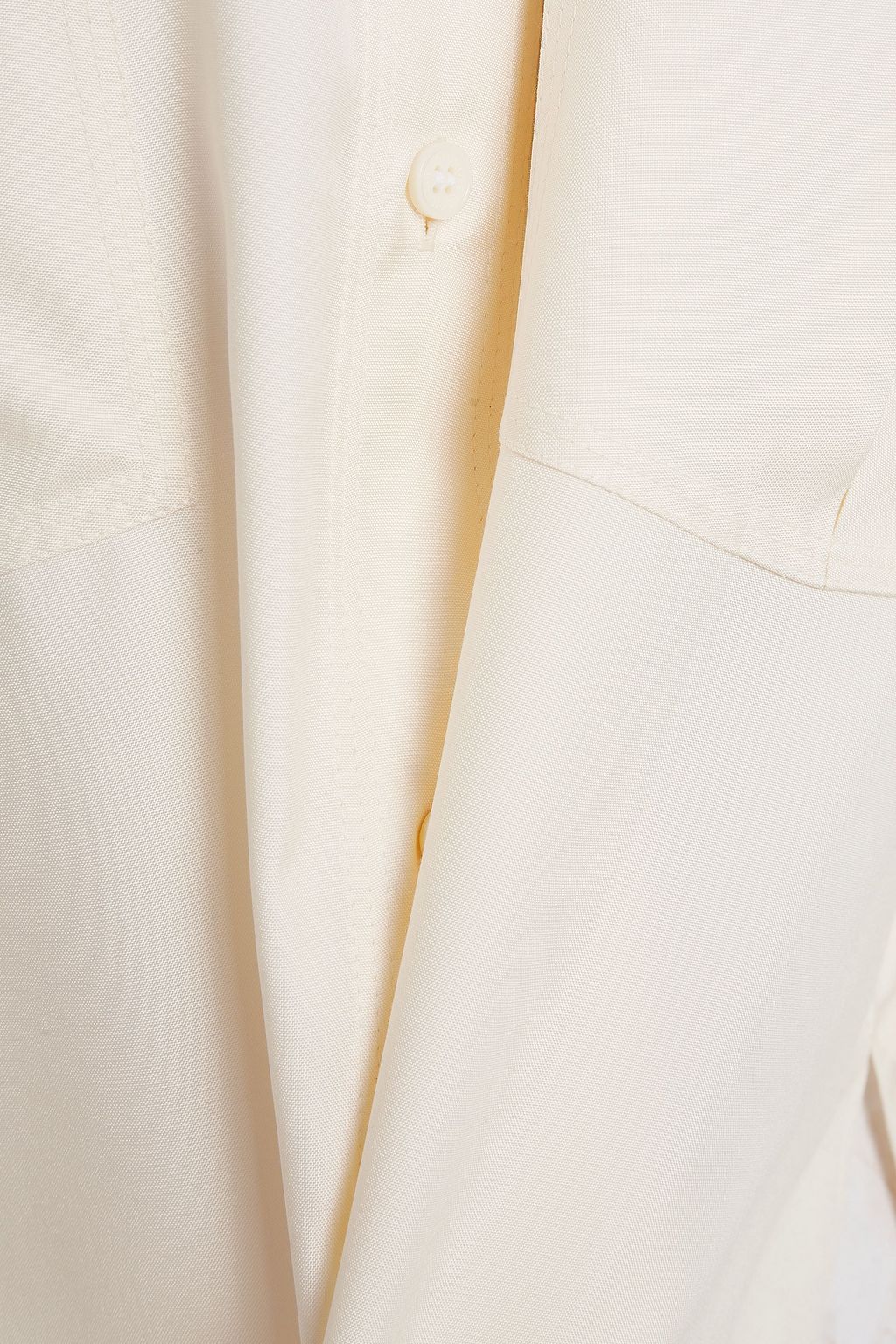 VICTORIA BECKHAM Silk-poplin shirt