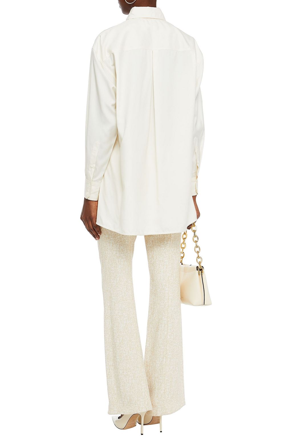 VICTORIA BECKHAM Silk-poplin shirt