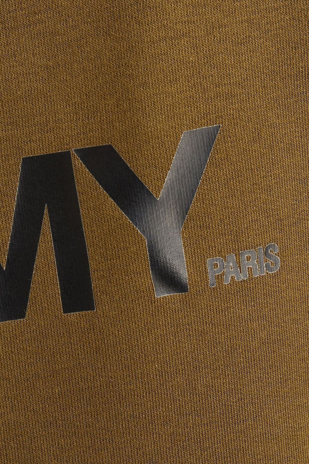 ARMY BY YVES SALOMON Printed French cotton-blend terry hoodie