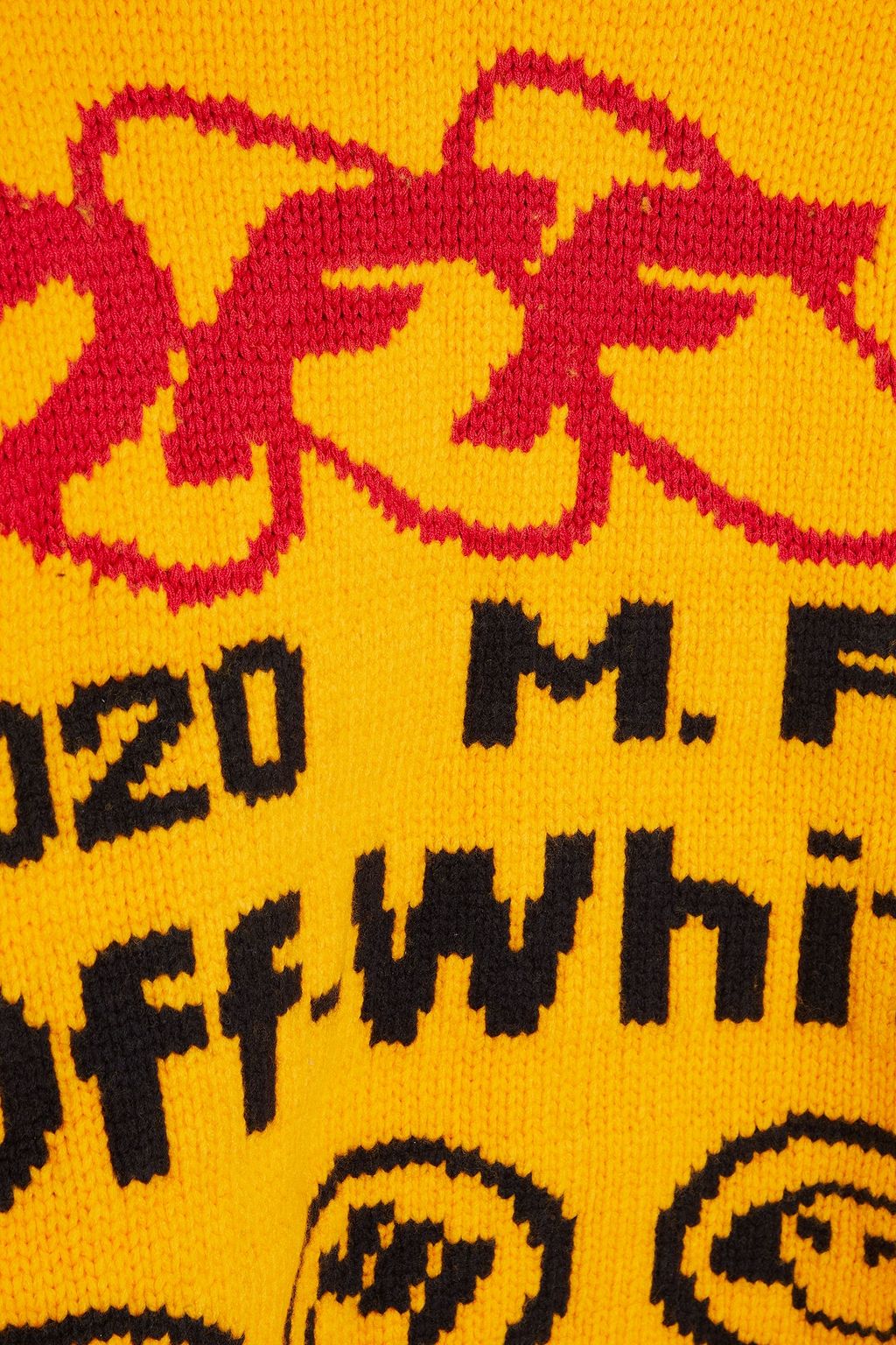 OFF-WHITE™ Intarsia wool-blend sweater