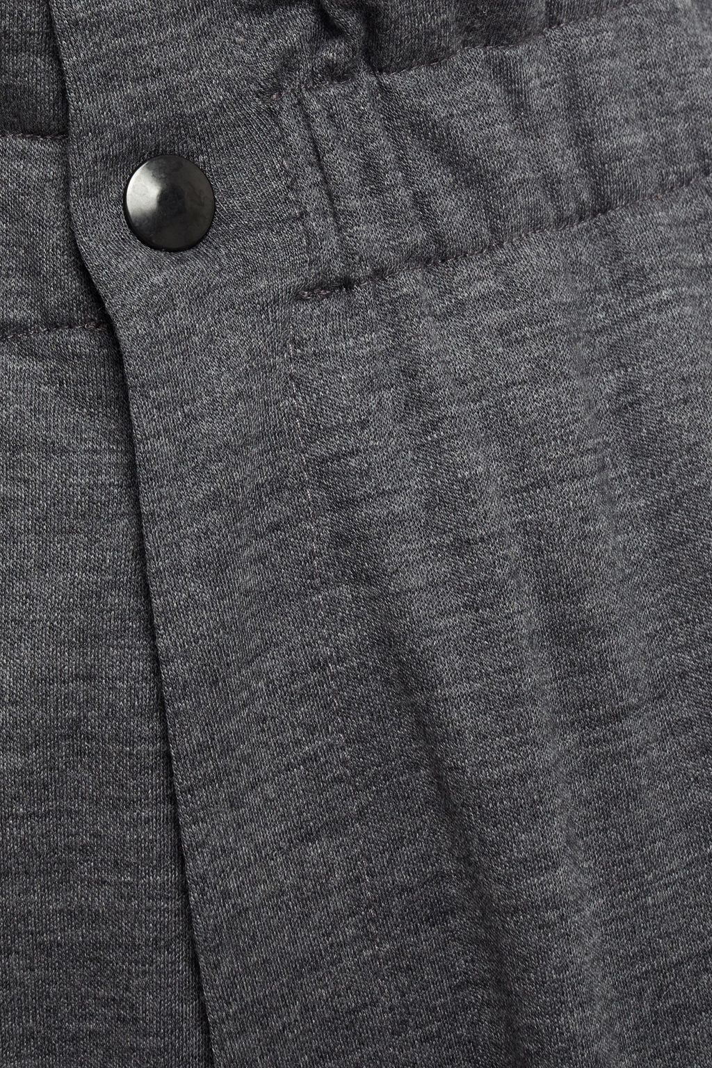 ISABEL MARANT Mélange wool-jersey tapered pants