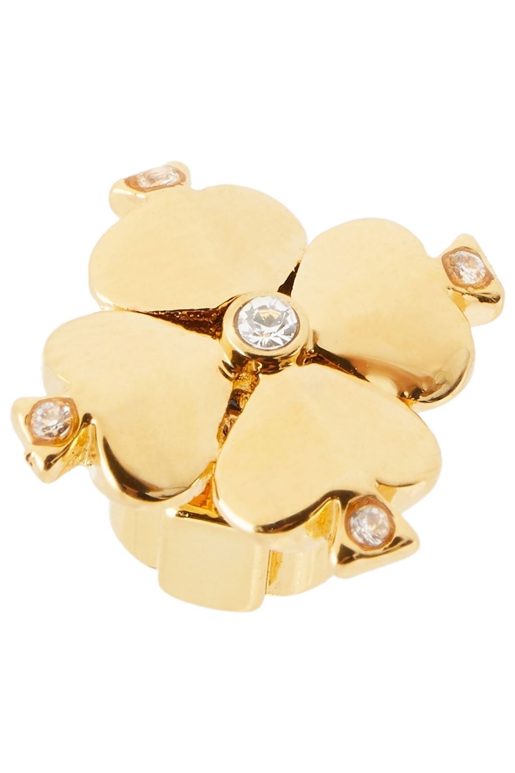 KATE SPADE NEW YORK Gold-tone crystal earrings