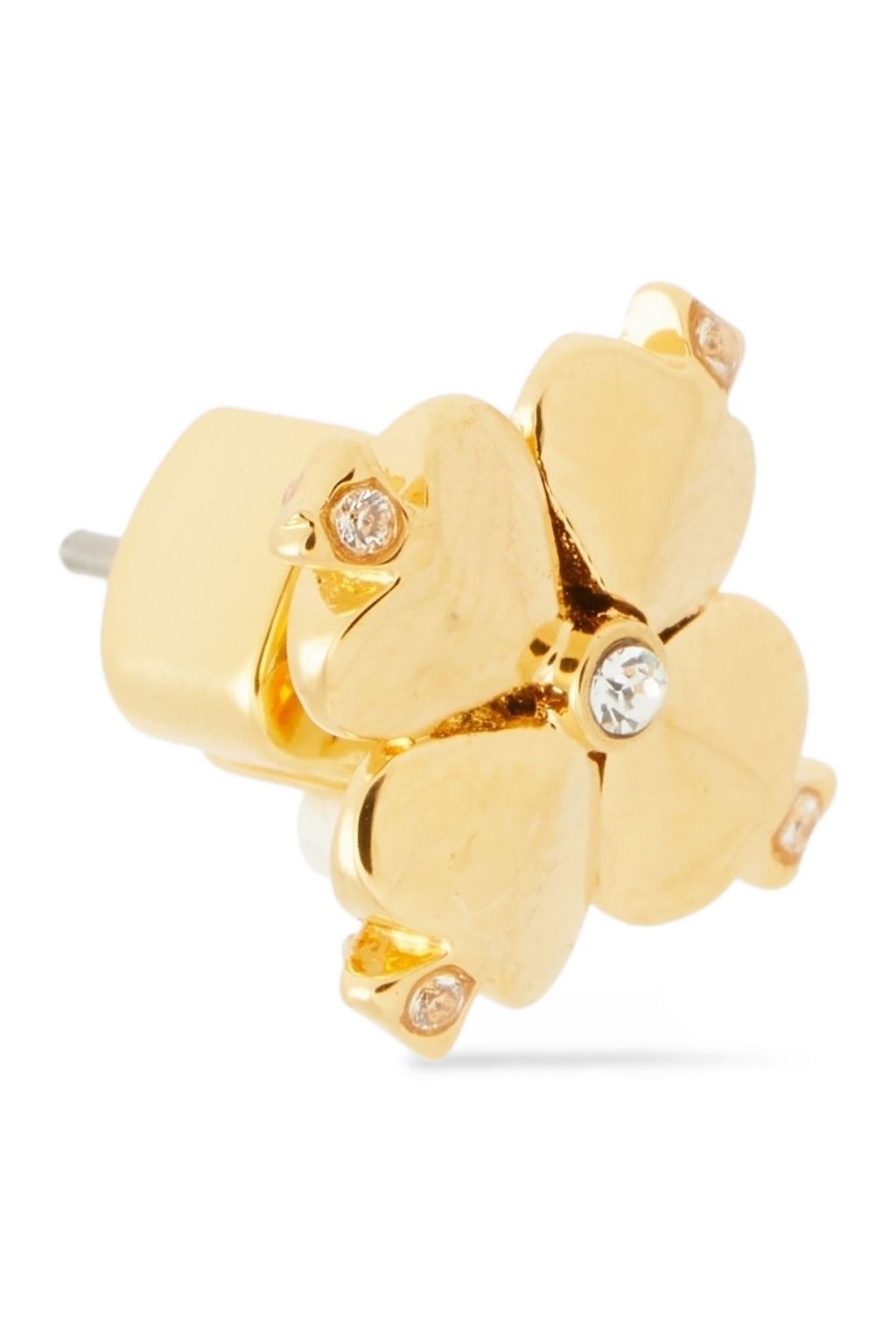 KATE SPADE NEW YORK Gold-tone crystal earrings