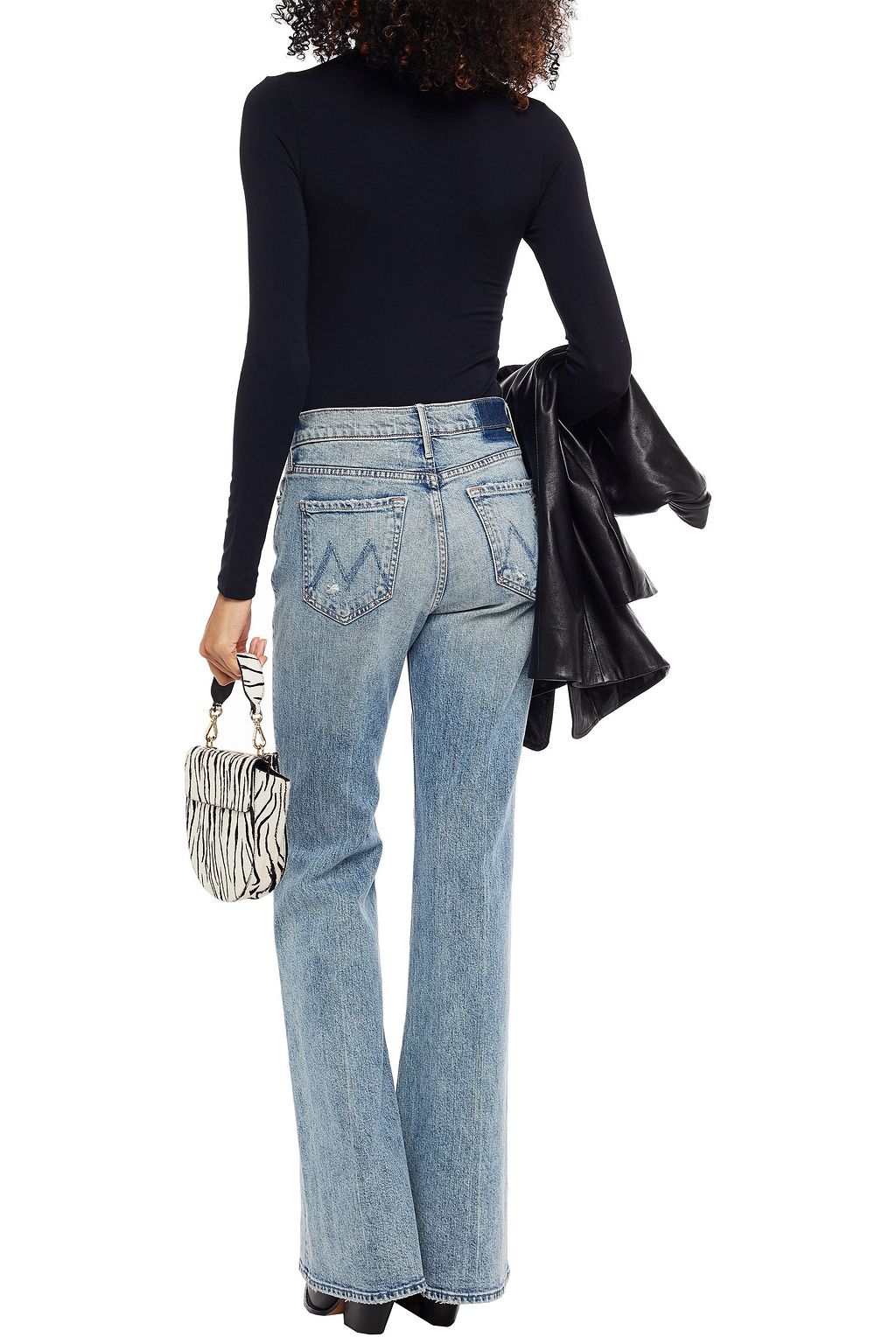 MAJESTIC FILATURES Stretch-jersey turtleneck top