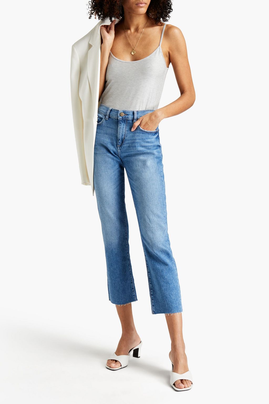 MAJESTIC FILATURES Metallic stretch-jersey tank