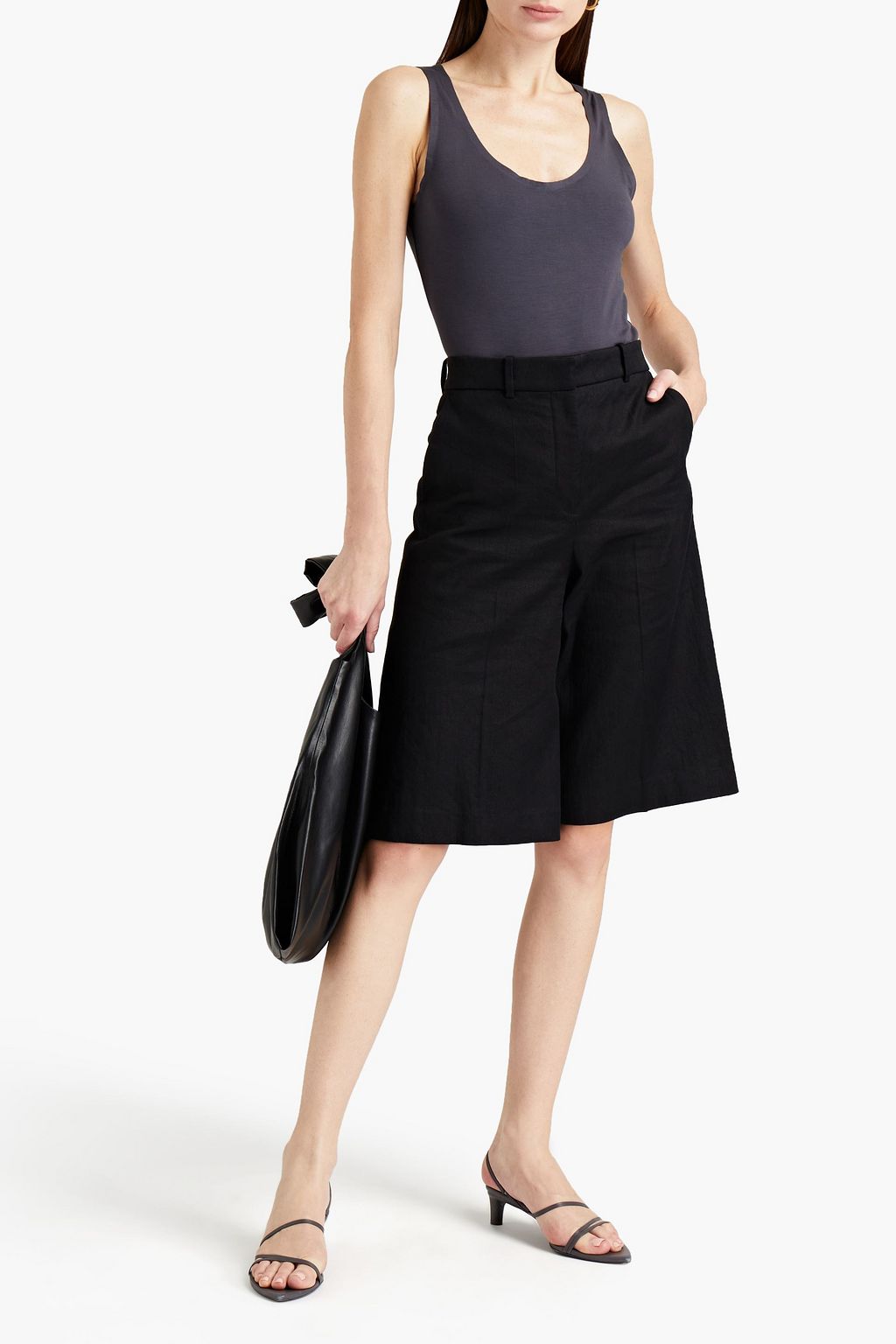 MAJESTIC FILATURES Stretch-cotton jersey tank