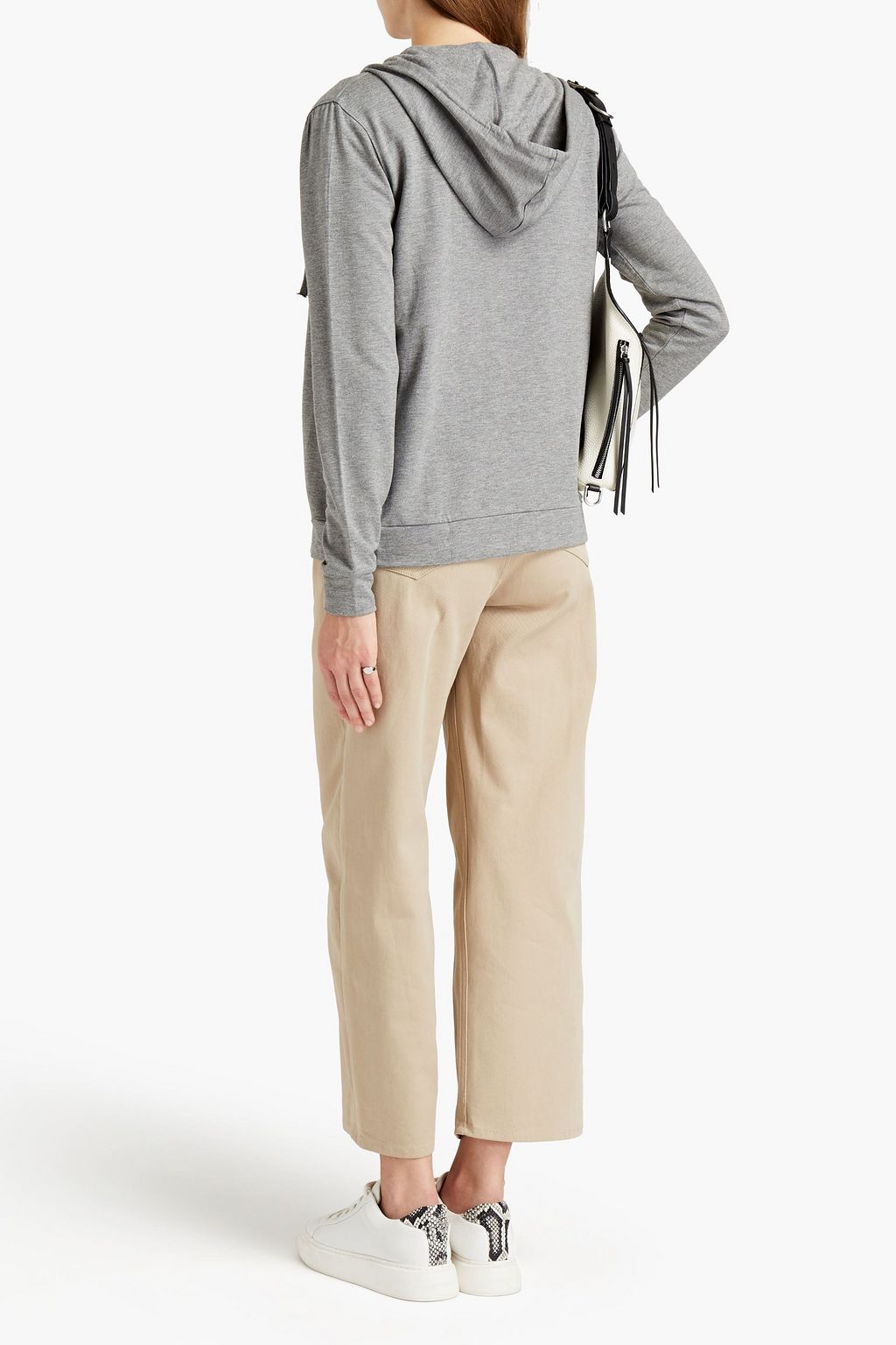 MAJESTIC FILATURES Mélange fleece hoodie
