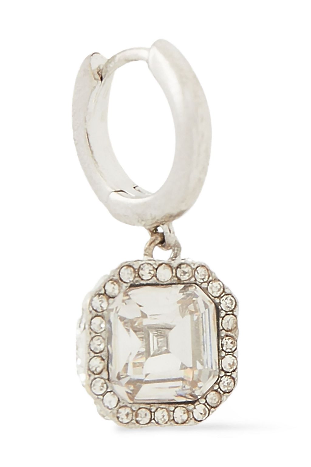 KATE SPADE NEW YORK Silver-tone crystal earrings