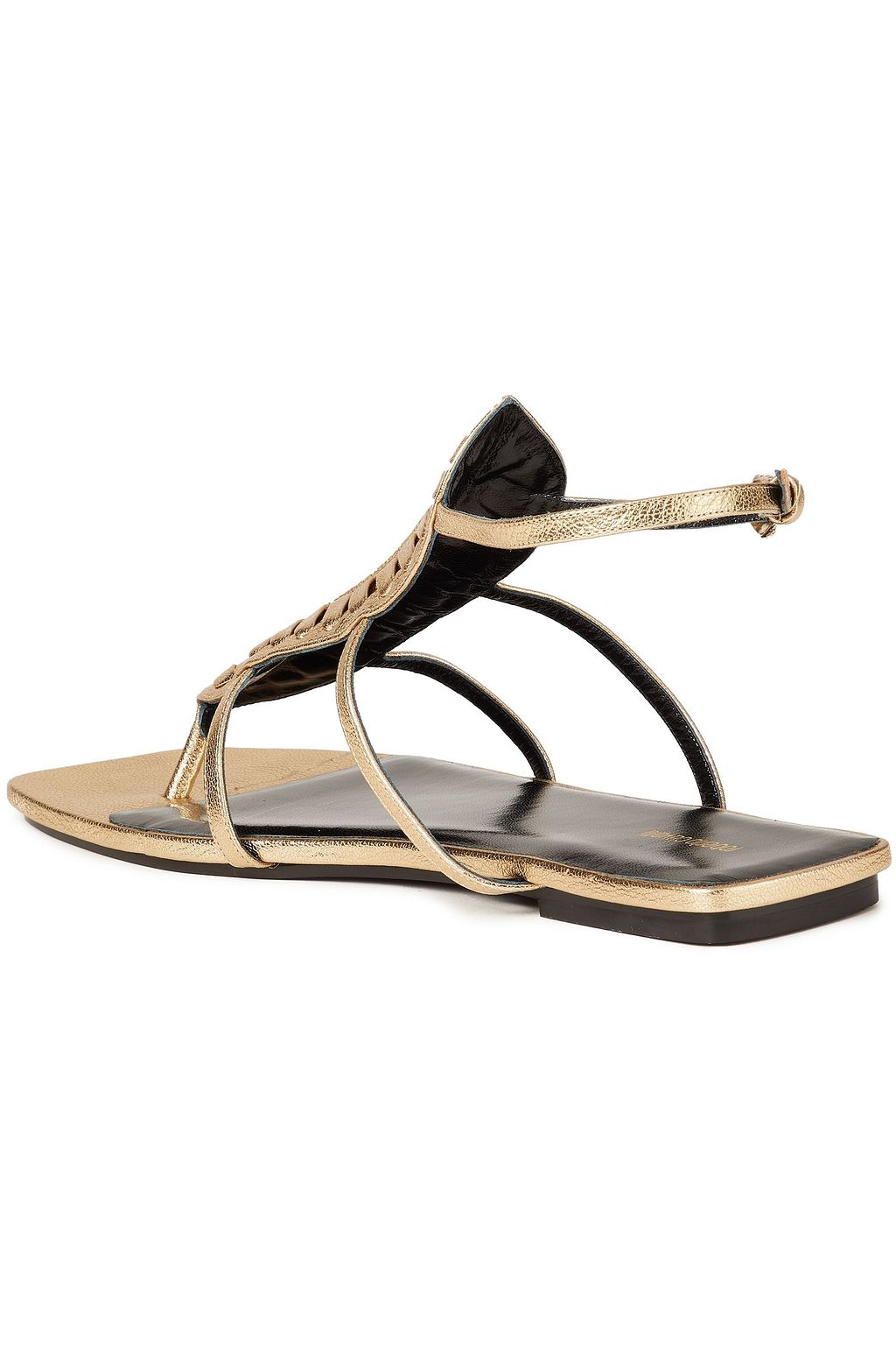ROBERTO CAVALLI Textured-leather sandals