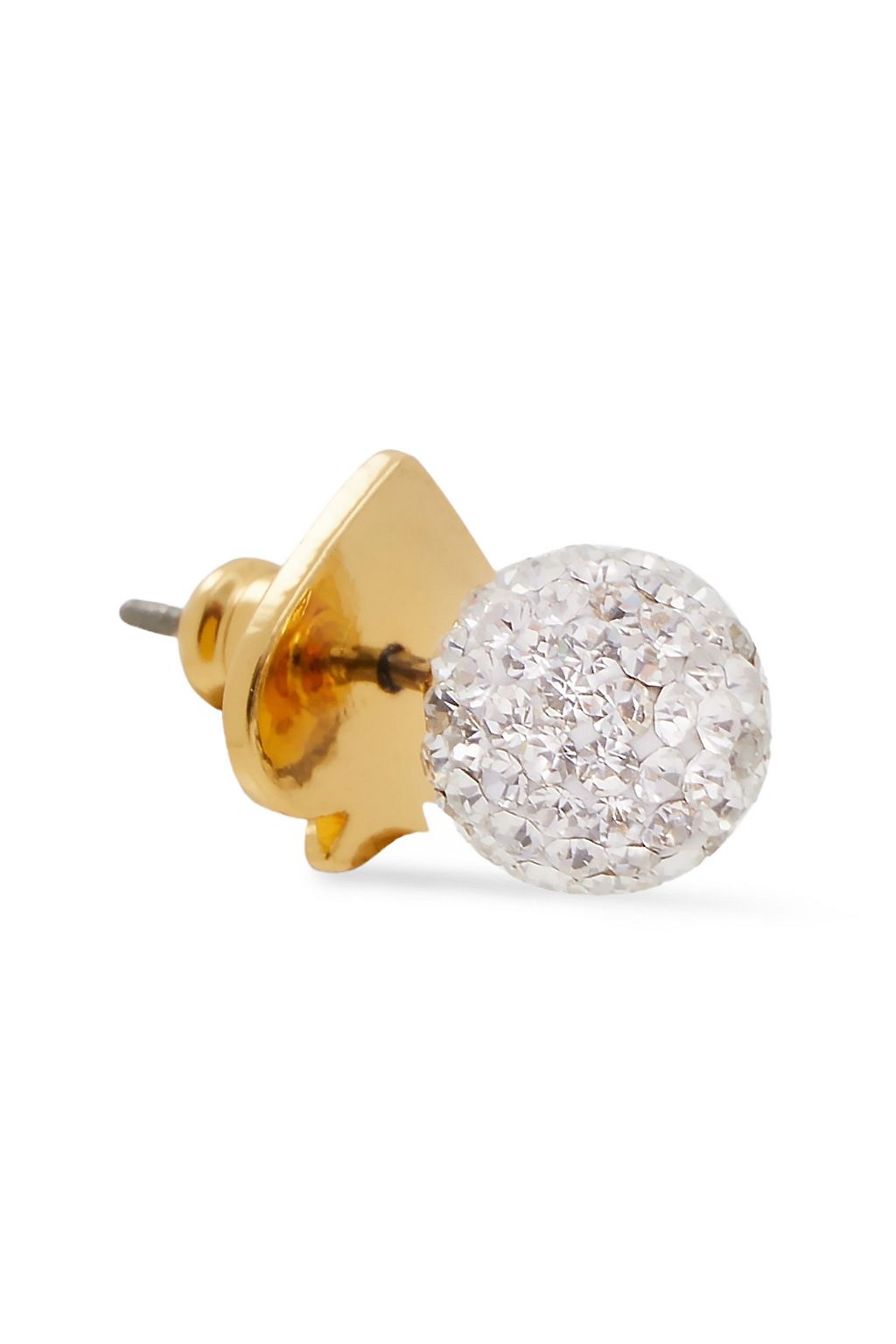 KATE SPADE NEW YORK Gold-tone crystal earrings
