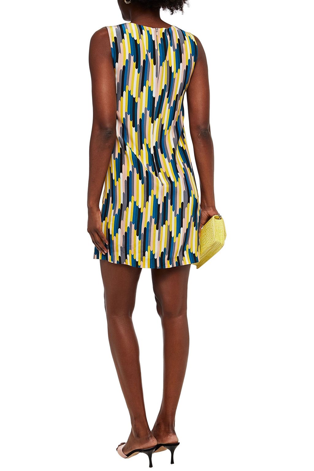 M MISSONI Printed silk crepe de chine mini dress