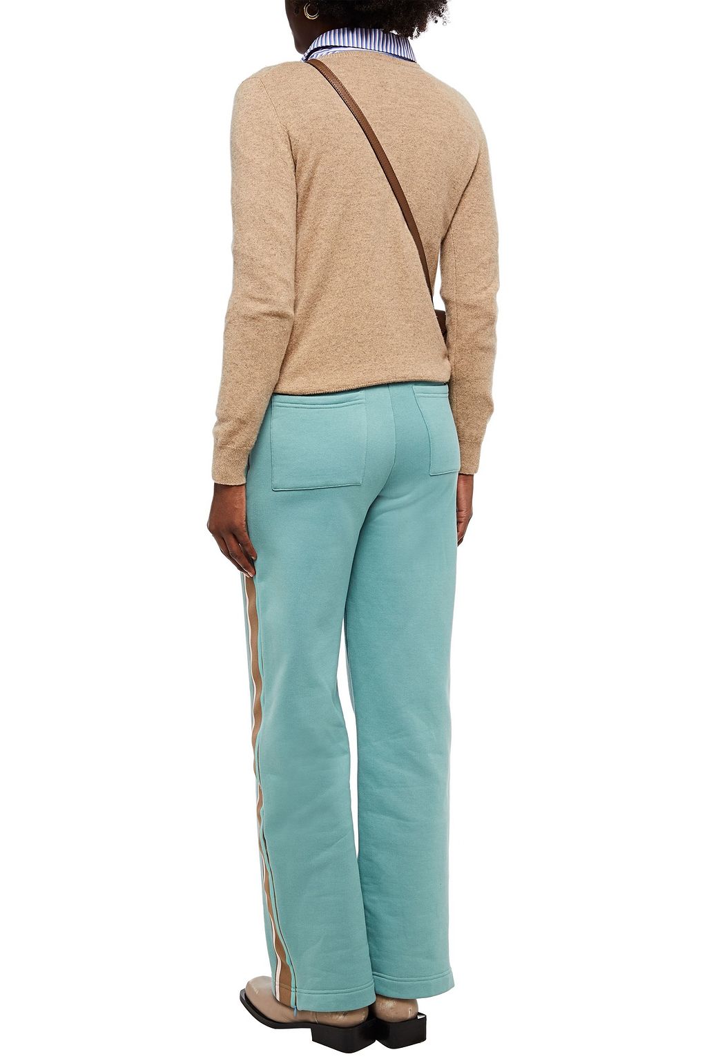 M MISSONI Cotton-fleece wide-leg pants