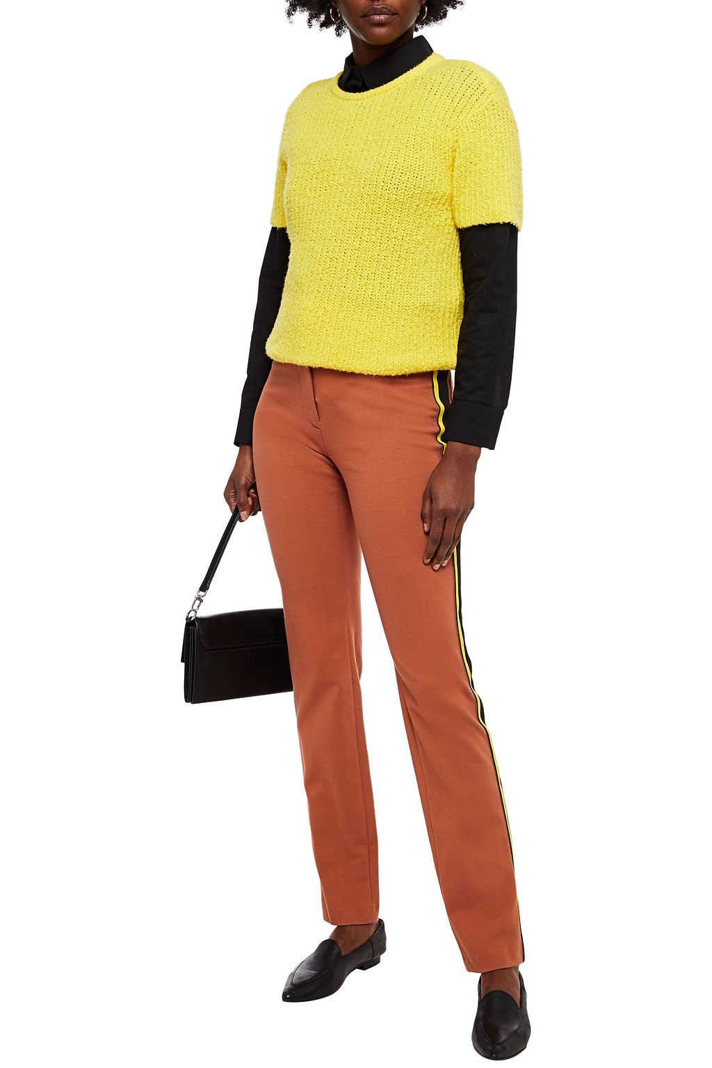 M MISSONI Striped jersey slim-leg pants