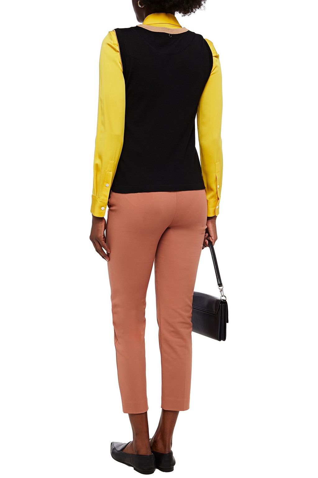 M MISSONI Cropped belted cotton-blend tapered pants