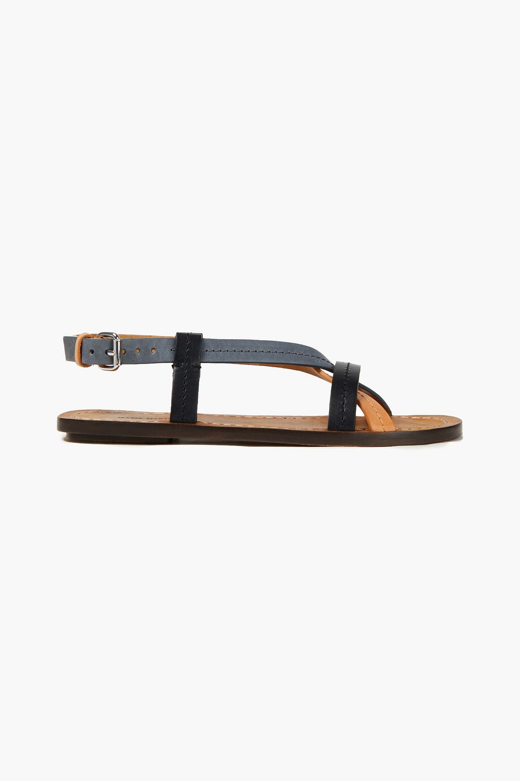 Black Jamlee color-block leather sandals | Sale up to 70% off | THE OUTNET  | ISABEL MARANT | THE OUTNET