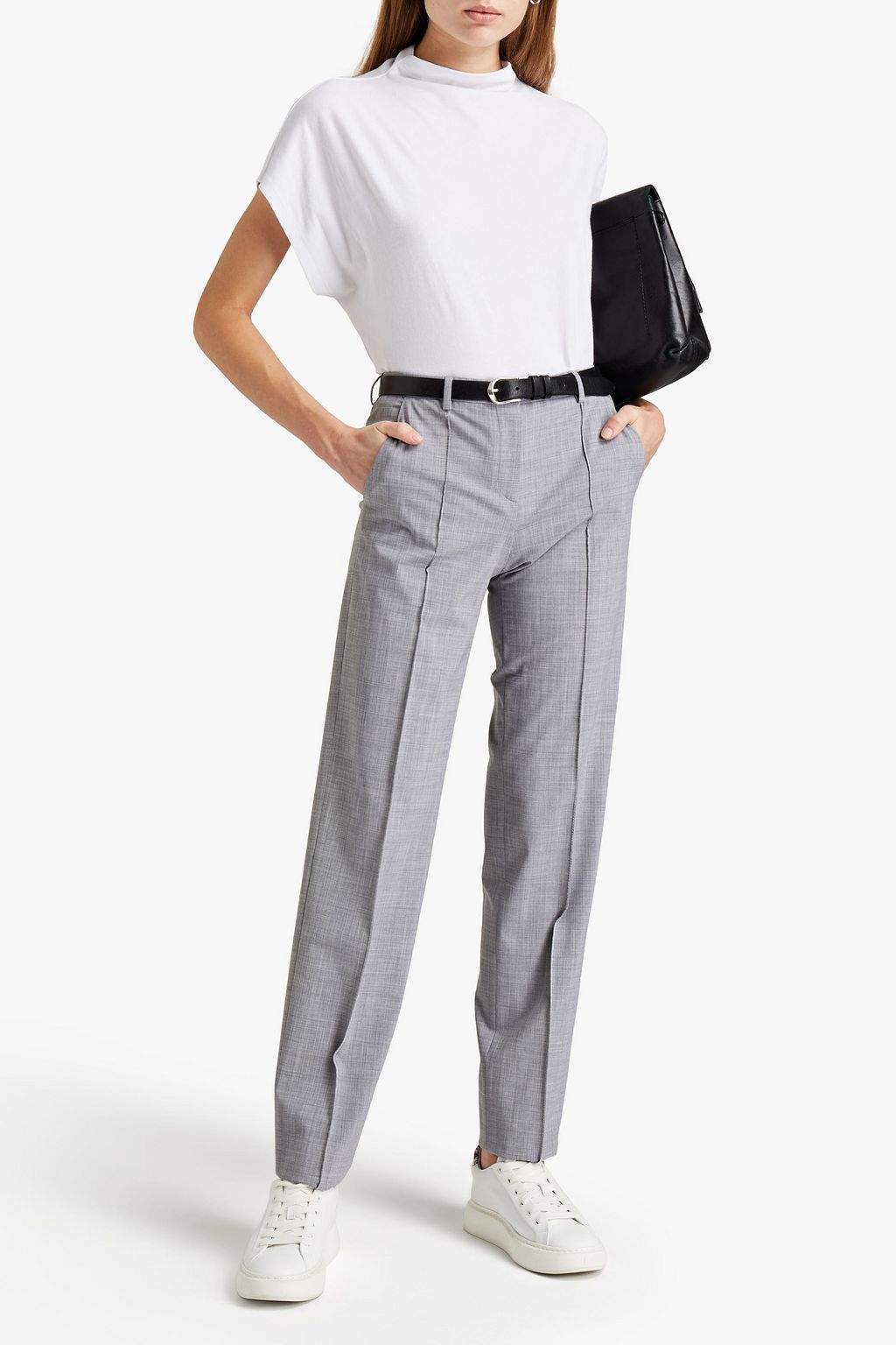 MAJESTIC FILATURES Stretch-cotton jersey top