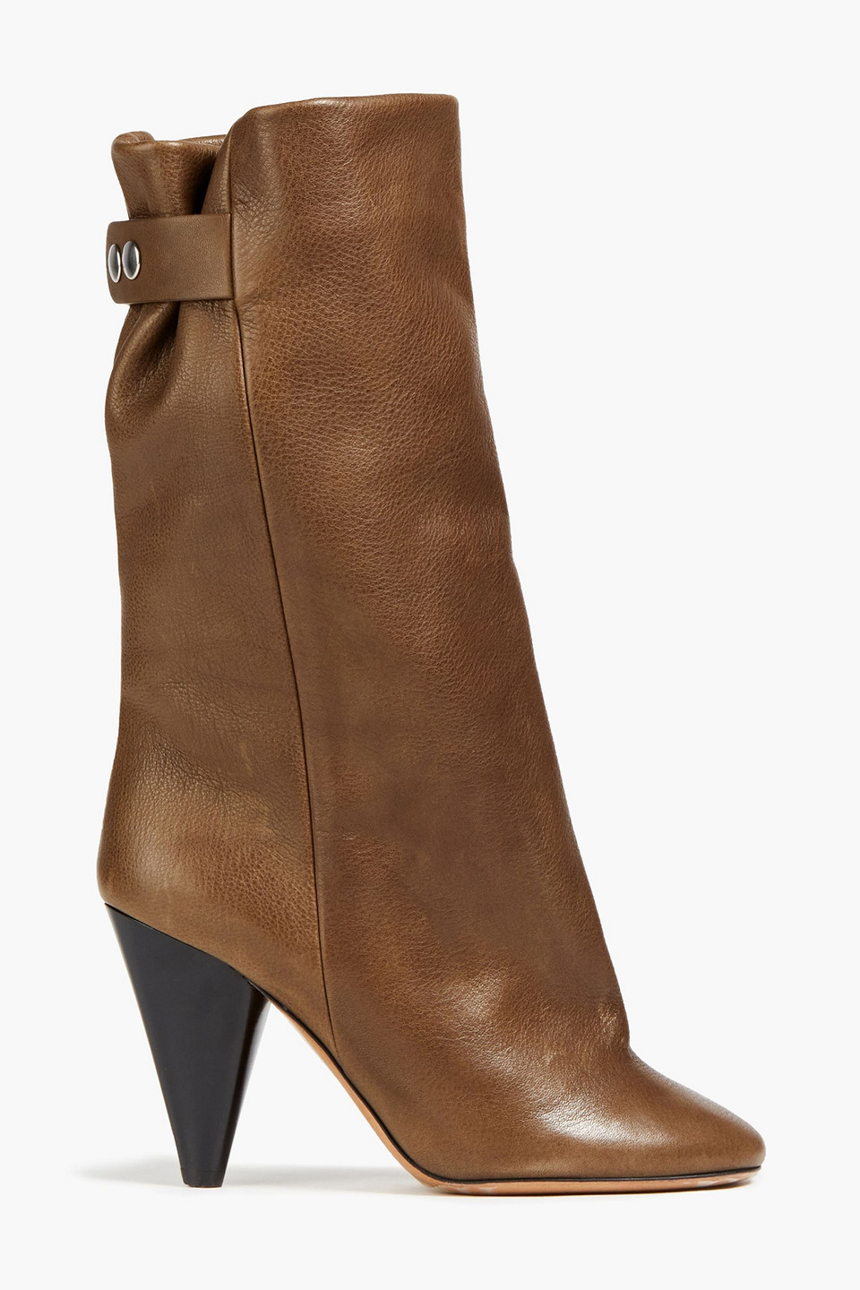 Isabel Marant Textured-leather Boots In Light Brown