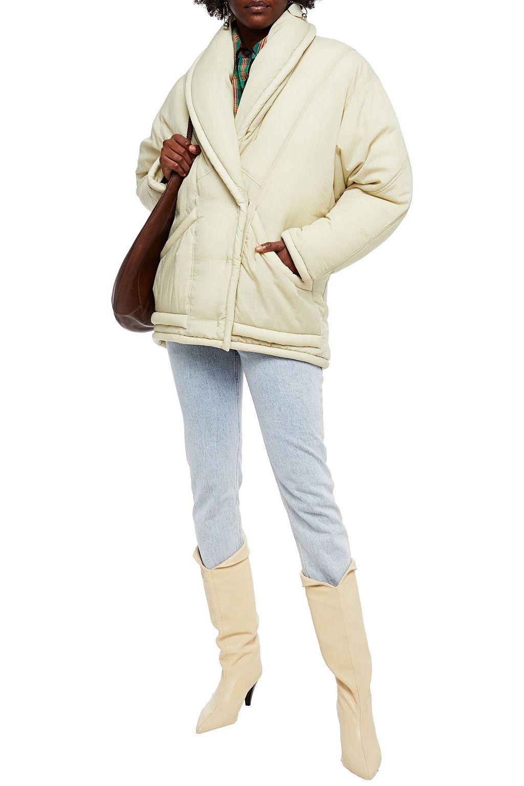 ISABEL MARANT Wattierter Mantel aus Shell