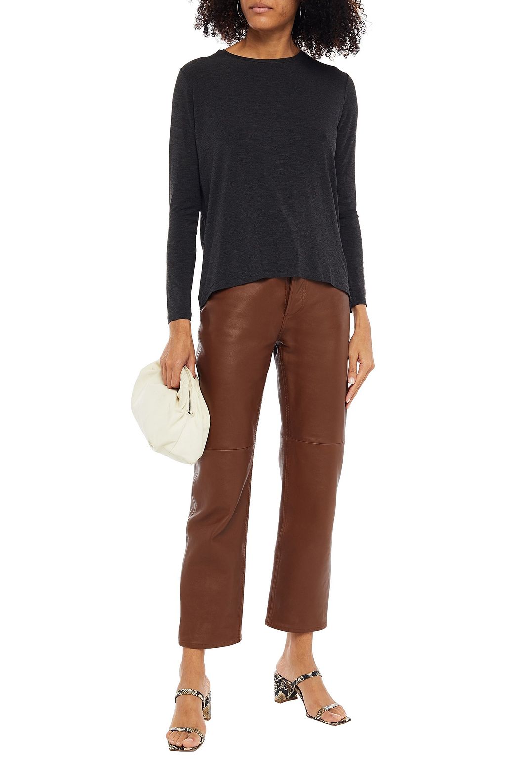 MAJESTIC FILATURES Stretch-jersey top