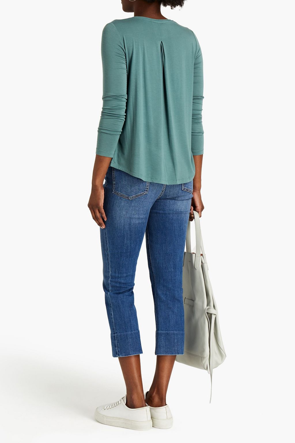 MAJESTIC FILATURES Stretch-jersey top