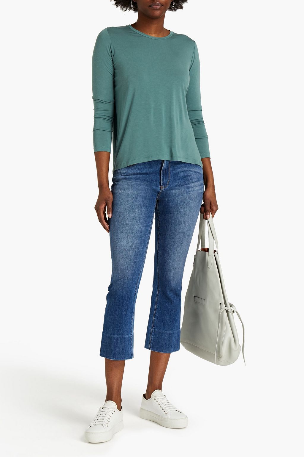 MAJESTIC FILATURES Stretch-jersey top