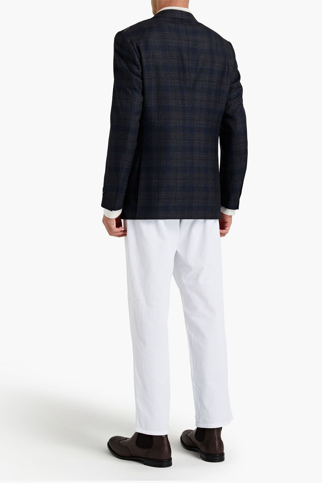 ZEGNA Checked wool blazer