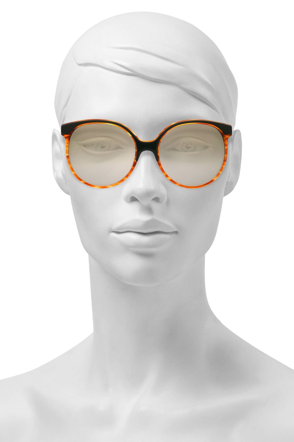 CHLOÉ D-frame marbled acetate sunglasses