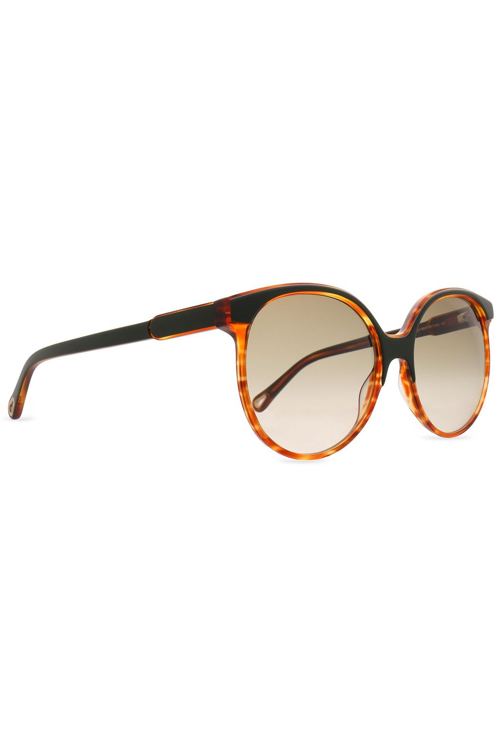 CHLOÉ D-frame marbled acetate sunglasses